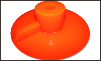 Polyurethane spray bar shield